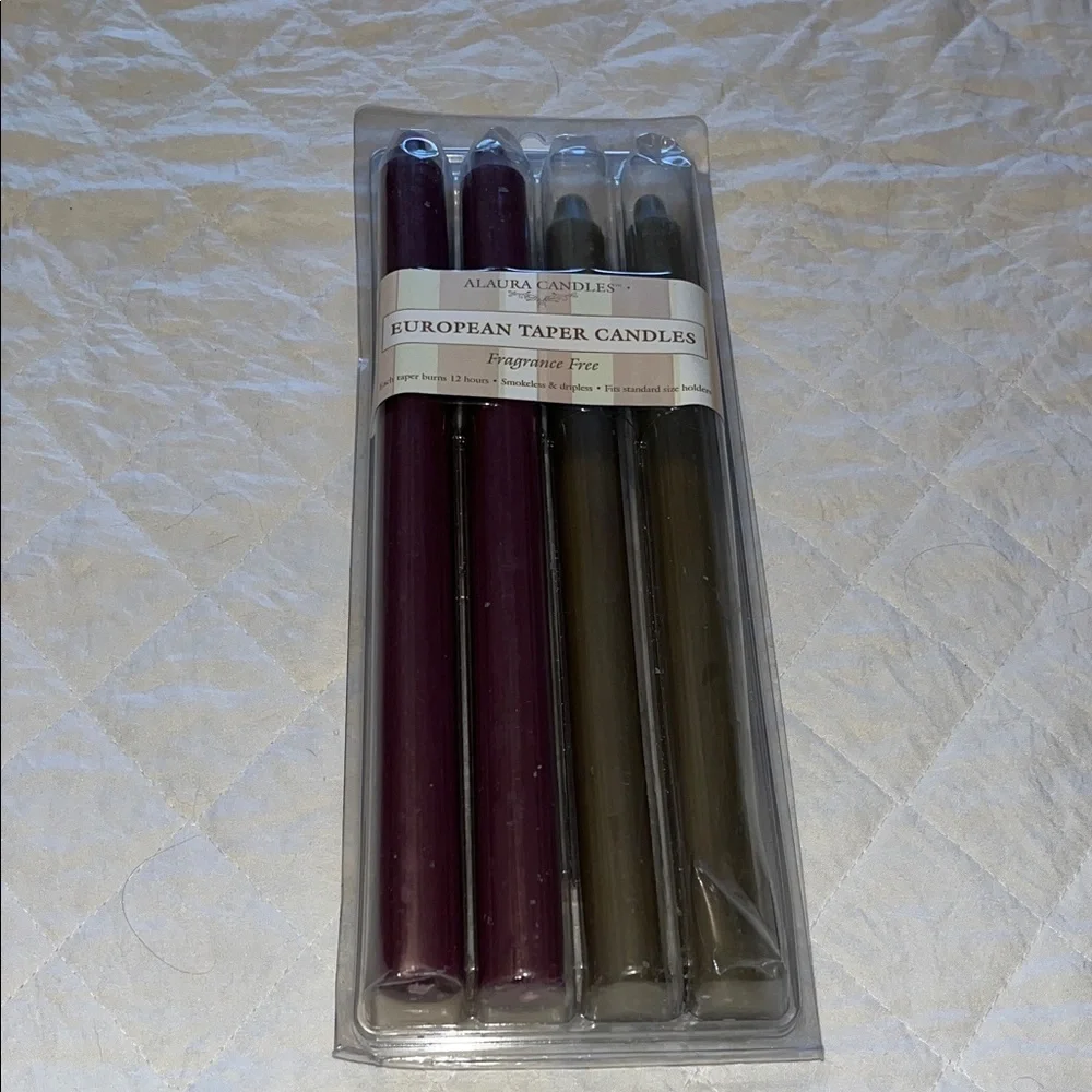 Alaura European Taper Candles Set of 6